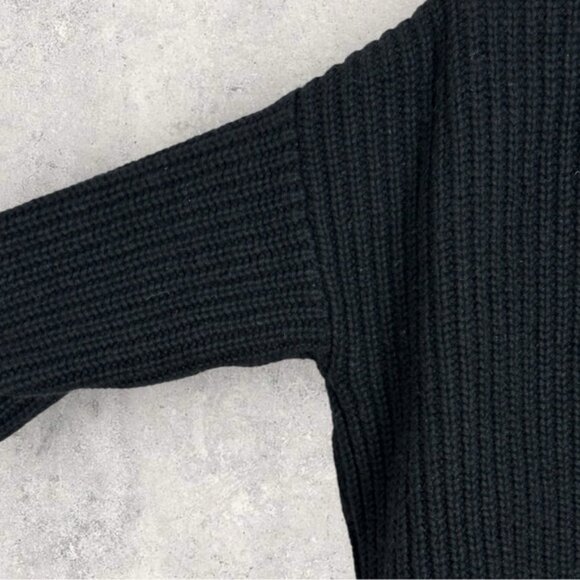 Sezane Wool Lucas Jumper Sweater Black Knit Size Small French - Picture 12 of 16